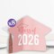Big Dot of Happiness 8 Count Dusty Rose Gold Graduation 3D Centerpiece Table Decorations, Freestanding Class of 2026 Pink Grad Party Centerpieces